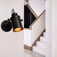 Applique murale rétro façon projecteur – éclairage directionnel