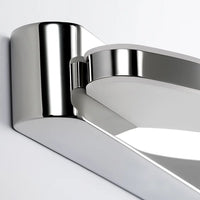 Applique murale salle de bain LED design chrome – Éclairage moderne et élégant