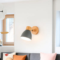 Applique murale moderne en bois et métal – Style nordique pour décoration intérieure