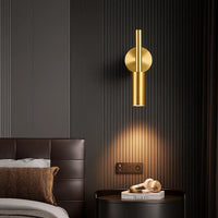 Applique murale rotative LED – Éclairage mural élégant noir et or