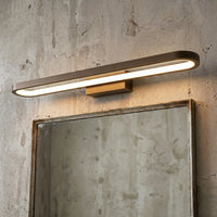 Applique Murale Salle de Bain Marron – Éclairage LED Design Fin Moderne