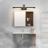 Applique Murale Salle de Bain Noire, Design Élégant, IP44 Étanche
