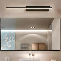 Applique murale Salle de bain LED orientable – design linéaire noir ou blanc