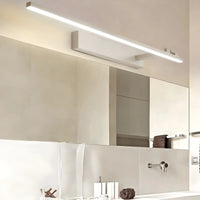 Applique murale Salle de bain LED orientable – design linéaire noir ou blanc