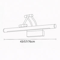 Applique murale salle de bain design bois doré – Lampe LED miroir moderne