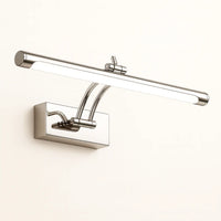 Applique murale salle de bain LED rectangulaire – finition argent, chromée, dorée, noire