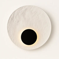Applique murale lune moderne en résine décorative à led