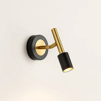 Applique murale rotative LED – Éclairage mural élégant noir et or