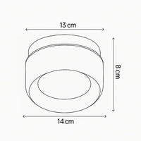 Applique murale ronde en verre soufflé – Design nordique haut de gamme