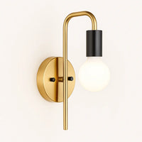 Applique Murale Métal Minimaliste – Miroir, Couloir ou Chambre – E27 Ampoule LED/Edison