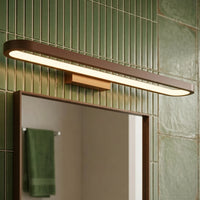 Applique Murale Salle de Bain Marron – Éclairage LED Design Fin Moderne