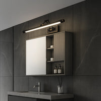 Applique Murale Salle de Bain Noire, Design Élégant, IP44 Étanche