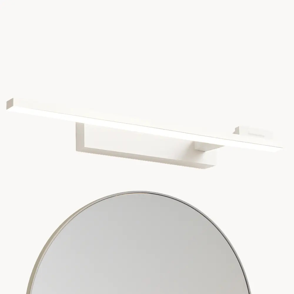 Applique murale Salle de bain LED orientable – design linéaire noir ou blanc