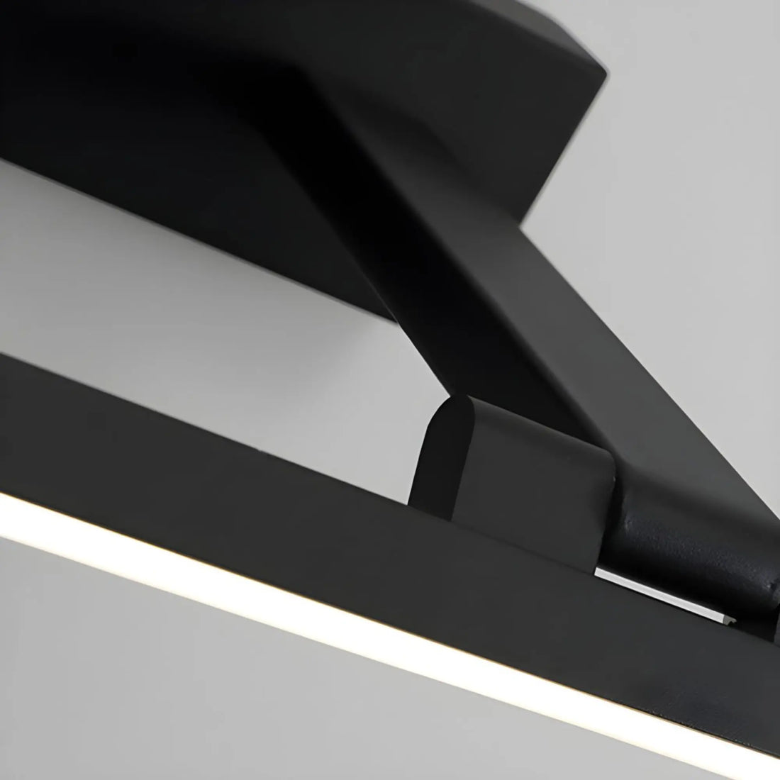 Applique murale Salle de bain LED orientable – design linéaire noir ou blanc
