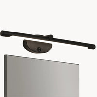 Applique murale salle de bain LED, éclairage miroir, interrupteur tactile, finition noire ou dorée