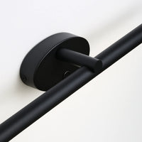 Applique murale salle de bain LED, éclairage miroir, interrupteur tactile, finition noire ou dorée