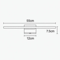Applique murale salle de bain LED en bois – Pour miroir, style scandinave épuré