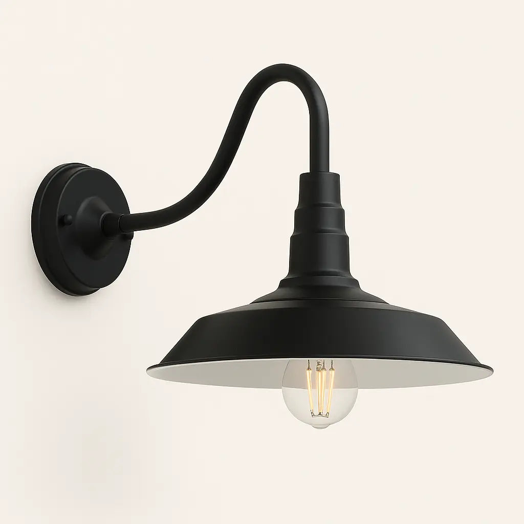 Applique murale style vintage industrielle pour extérieur – lampe murale rétro E27