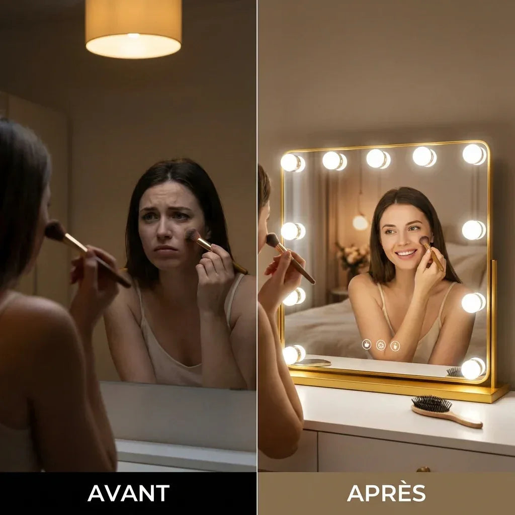 Miroir Hollywood Professionnel — Atelier Loge